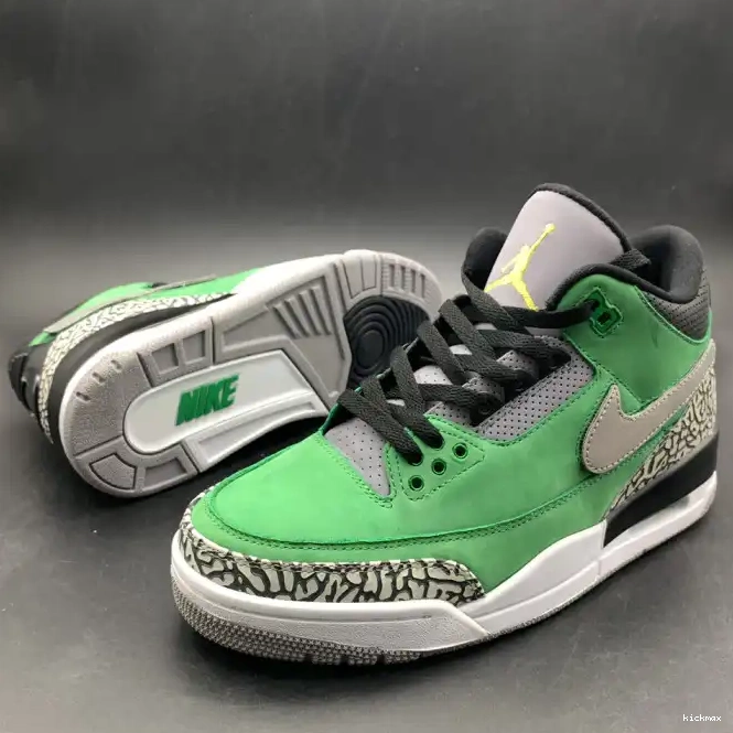 Rep MAX Air Oregon Jordan Tinker Ducks AJ3 shoes 3 867493 Retro PE 0330